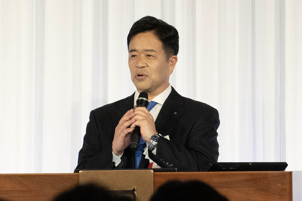西川 代表取締役社長 COO 竹内雅彦氏