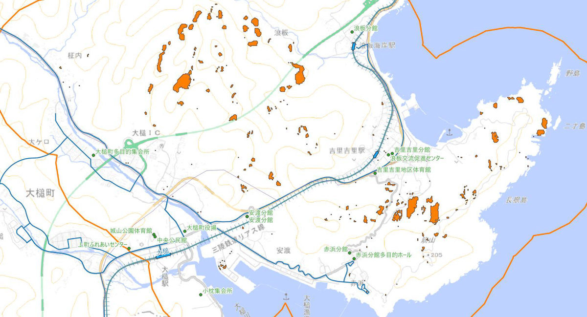 画像作成:秋山文野/Sentinel-2データ:contains modified Copernicus Sentinel data 2026/ベースマップ:地理院地図