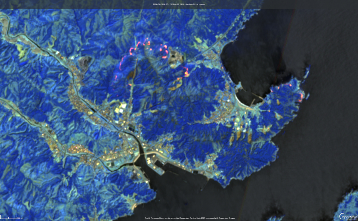 Credit: European Union, contains modified Copernicus Sentinel data 2026, processed with Copernicus Browser