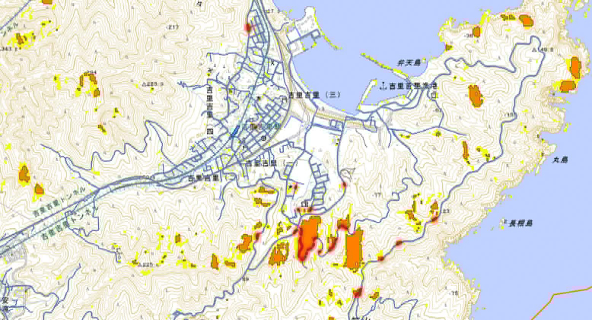 画像作成:秋山文野/Sentinel-2データ:contains modified Copernicus Sentinel data 2026/ベースマップ:地理院地図