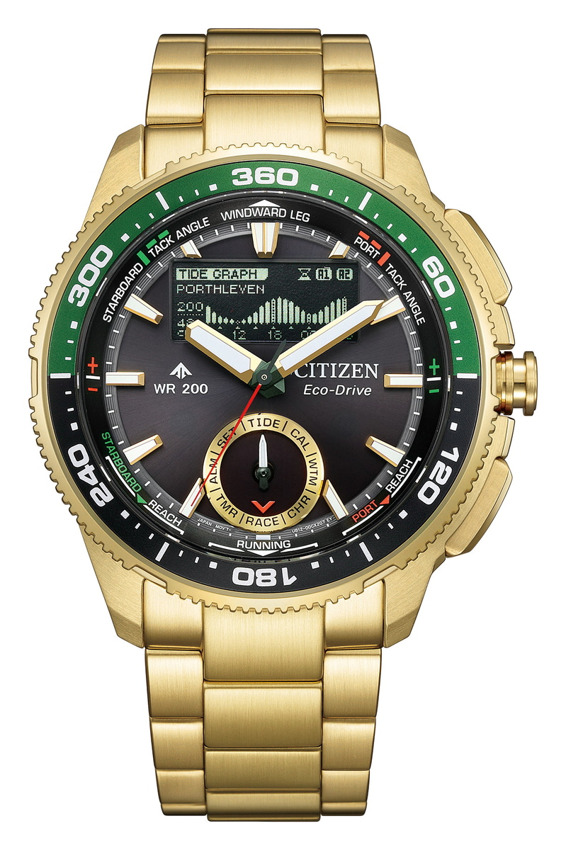 シチズン プロマスター エコ・ドライブ コンビネーションウオッチ Wave Tracker JV3002-51E、154,000円