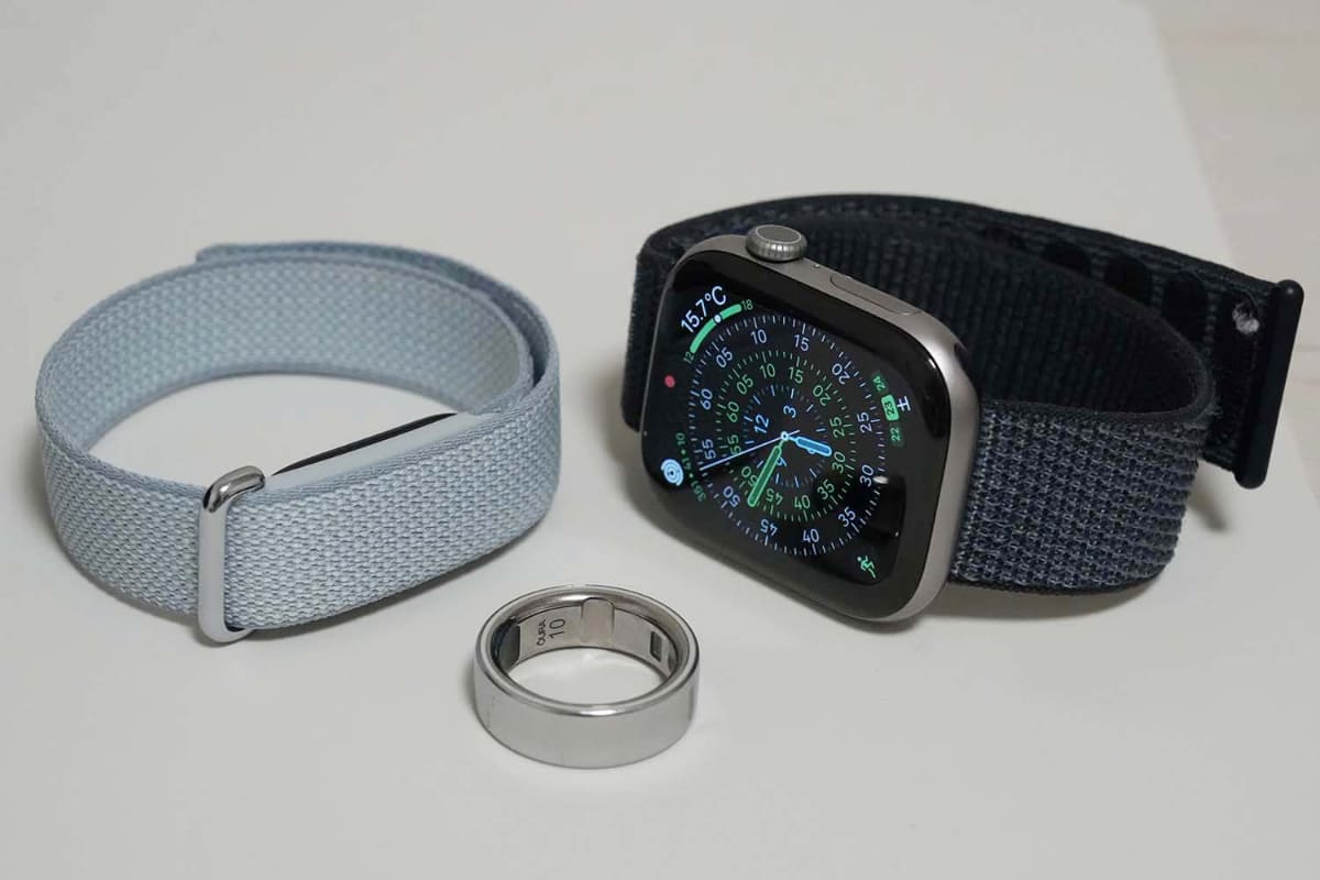 Fitbit AirとOura Ring 4とApplel Watch Series 11