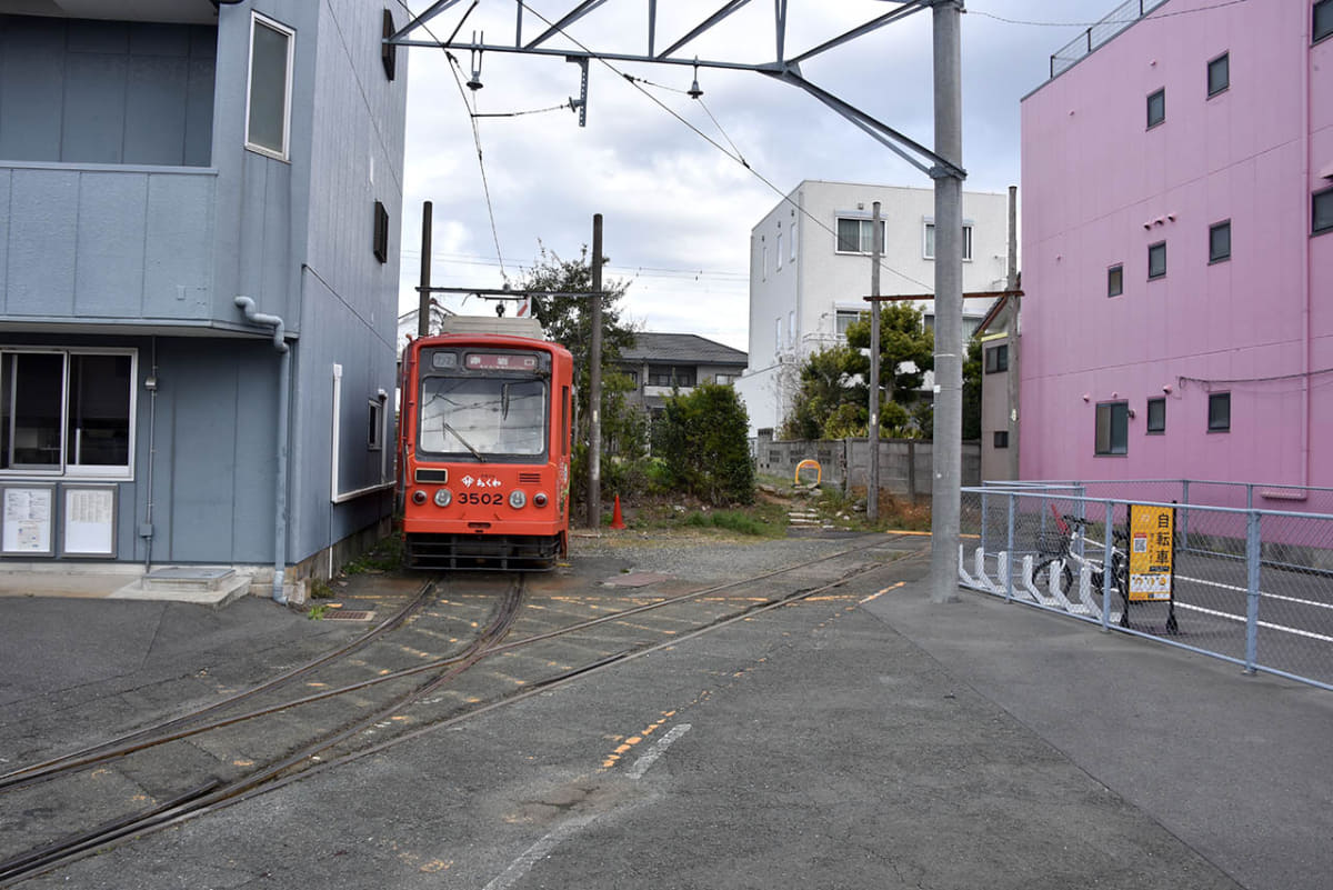 競輪場前の引き込み線
