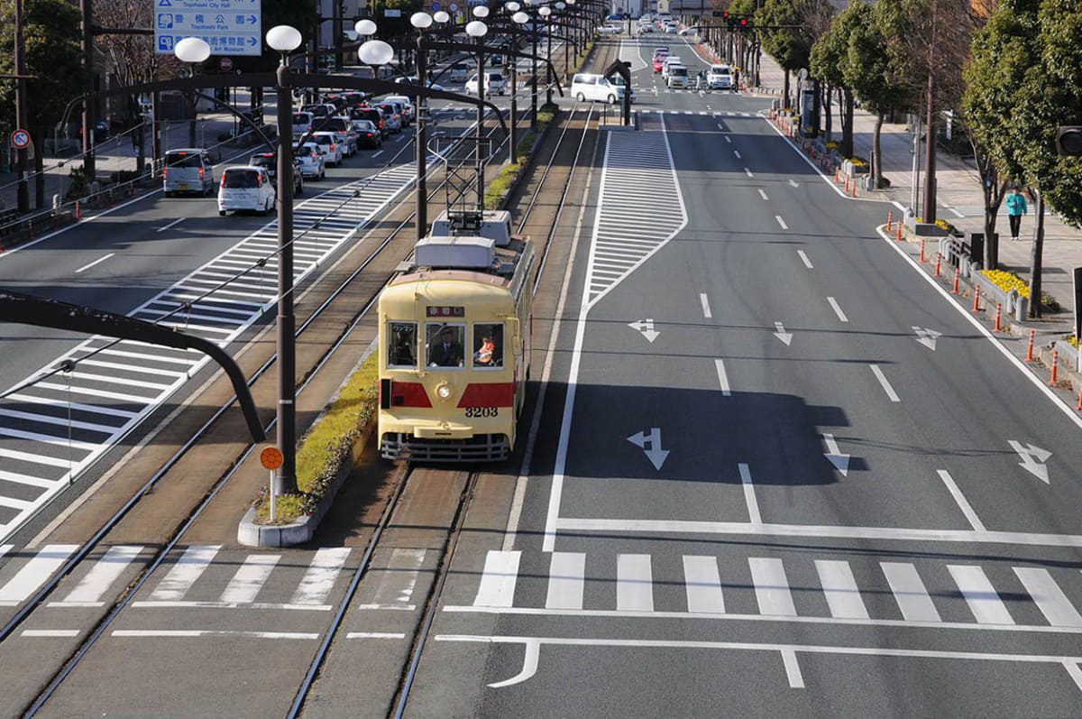 モ3200形は名古屋市電から譲受した車両(2009年1月撮影)