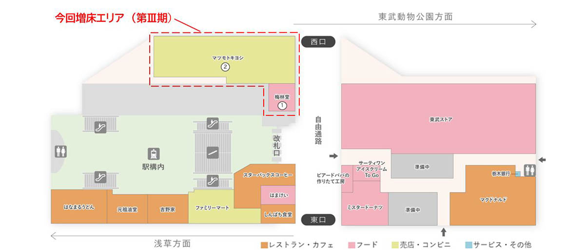 店舗配置図