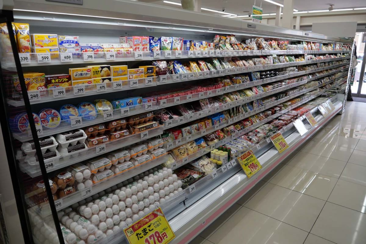 卵、牛乳、納豆、豆腐などの日配品も3倍に拡大