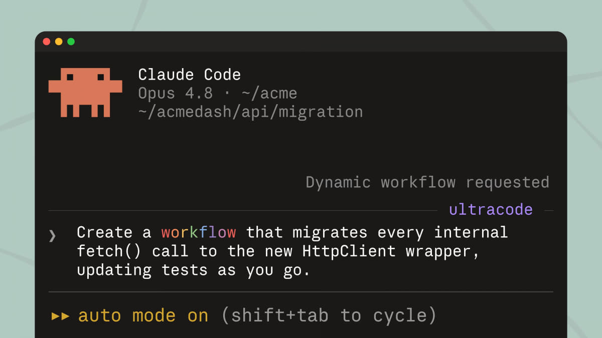 Claude Codeの最新研究プレビュー「Dynamic workflows」