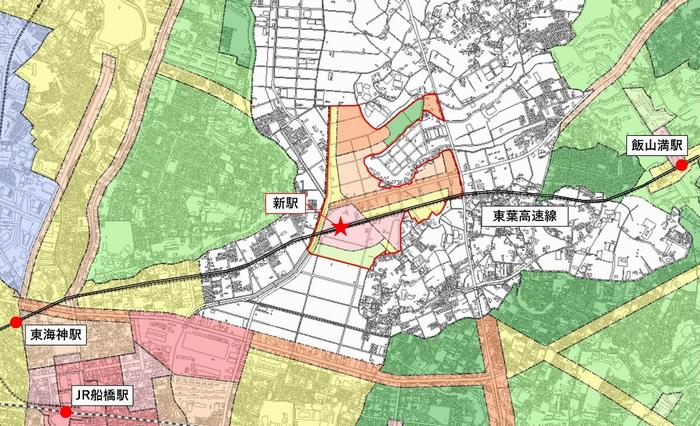 新駅の位置