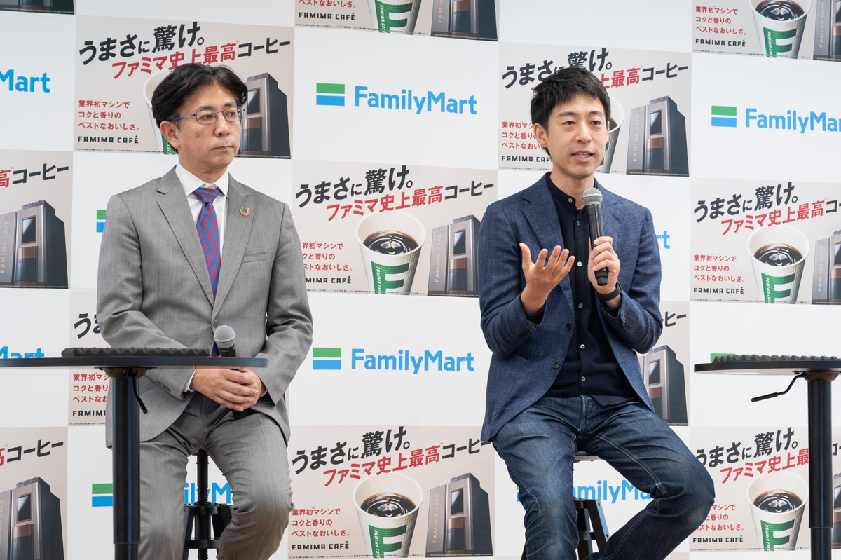高倉氏(左)と粕谷氏(右)