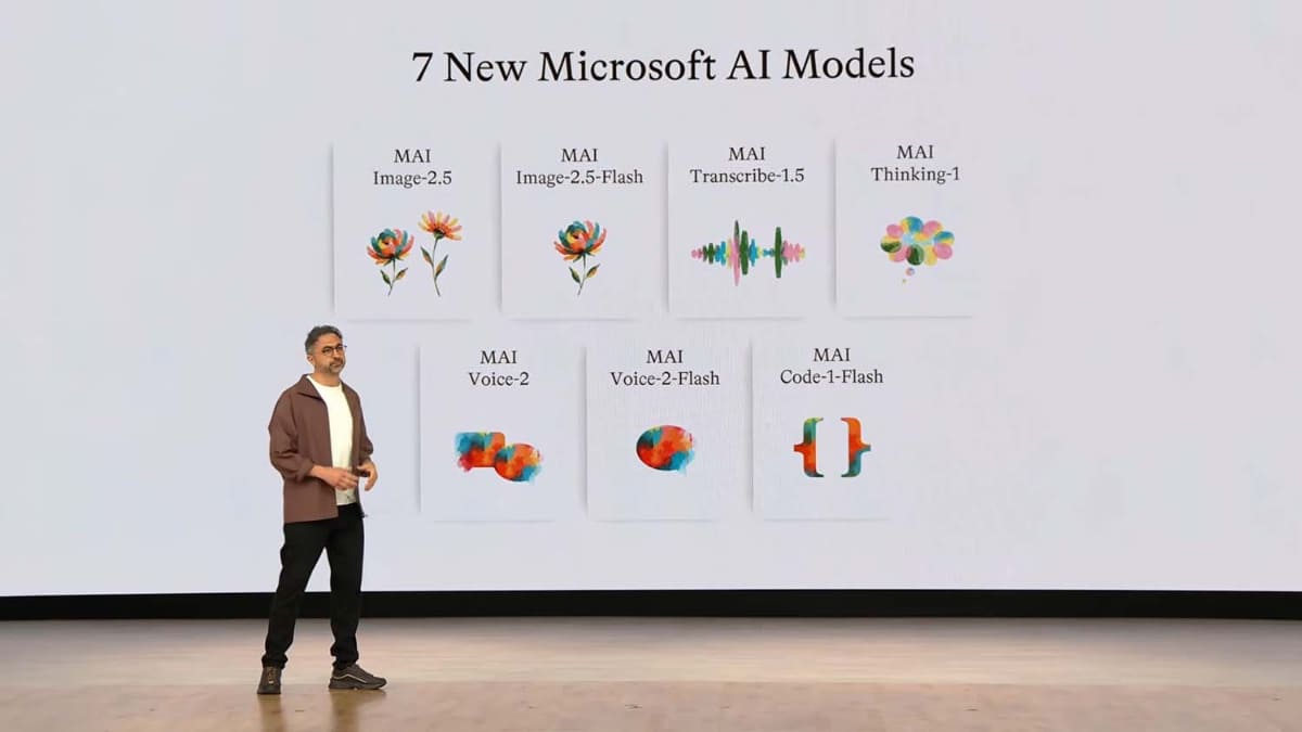 独自開発のフロンティアAIである「MAI」シリーズ