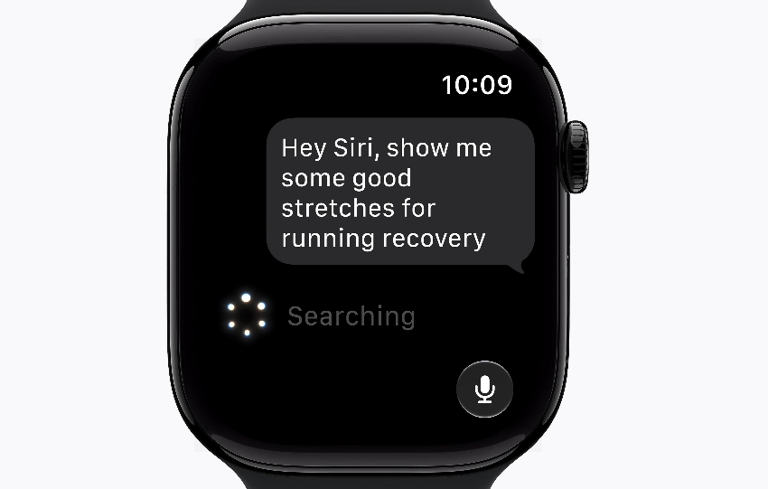 例えば、Apple Watchでランニングのストレッチを尋ねることができる
