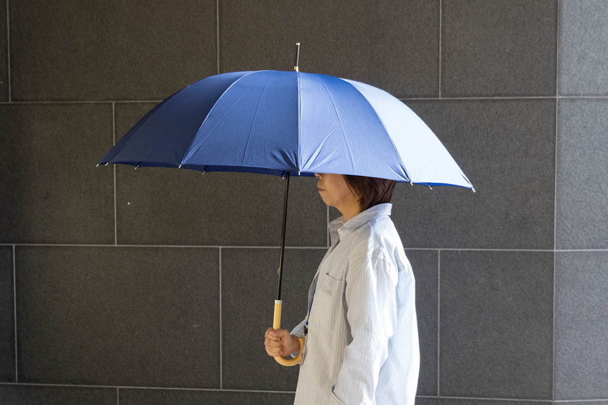 親骨の長さ65cm、直径111cm、重さは約460g