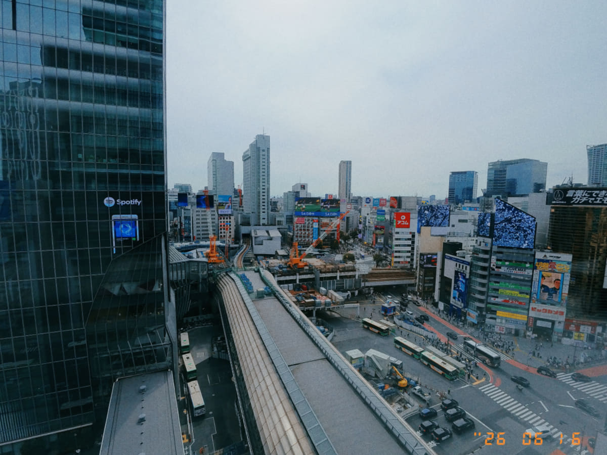ポジフィルムフィルターで撮影