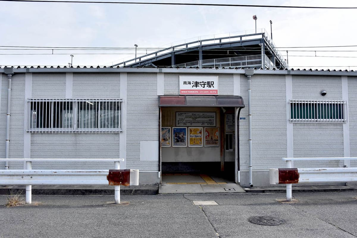 津守駅はかつて工員輸送でにぎわった