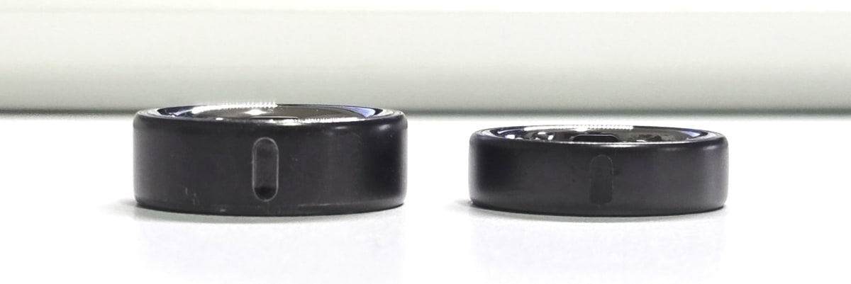 Oura Ring 4(左)、Oura Ring 5(右)。