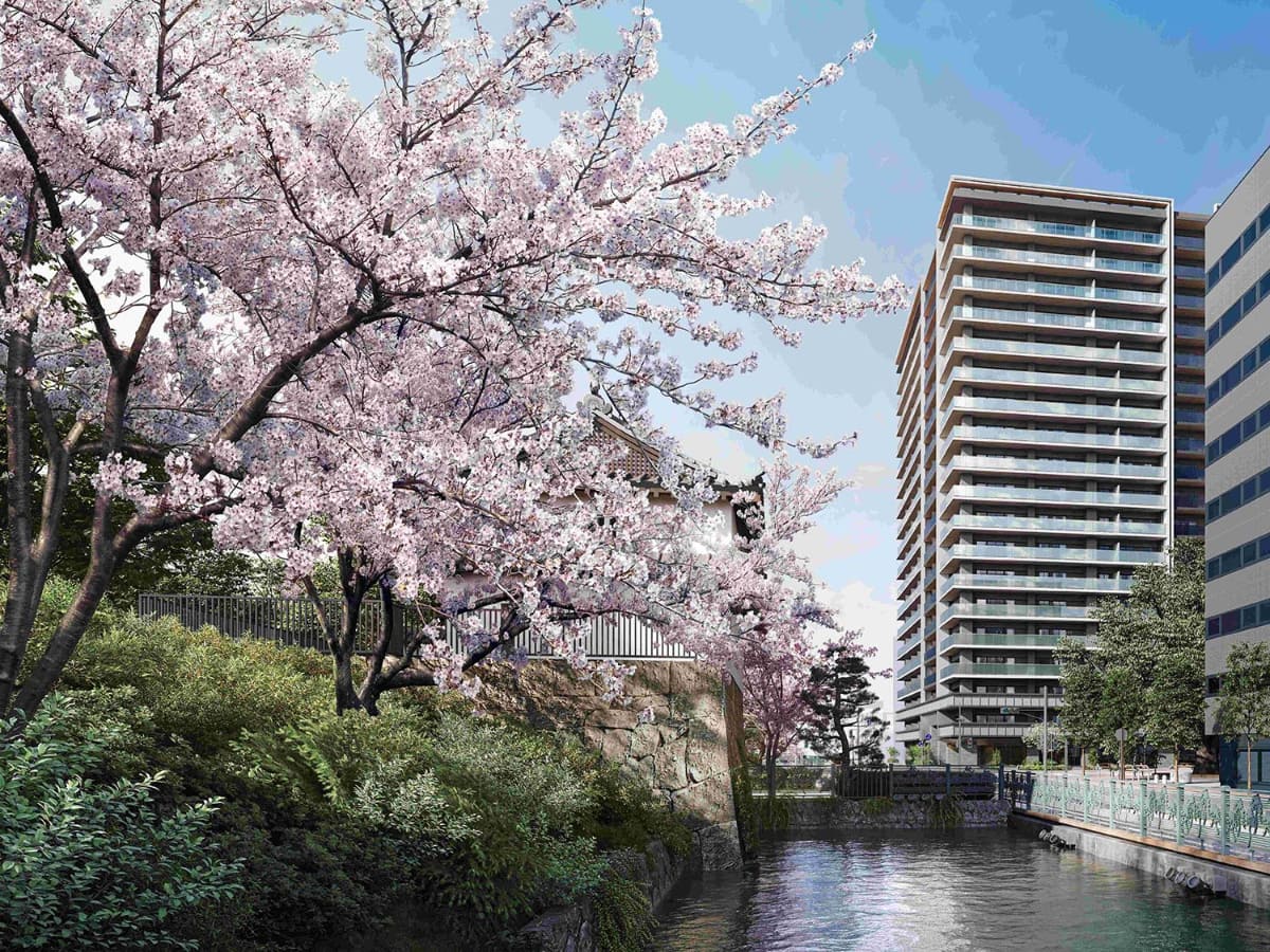 周辺の自然から望む建物外観(イメージ)