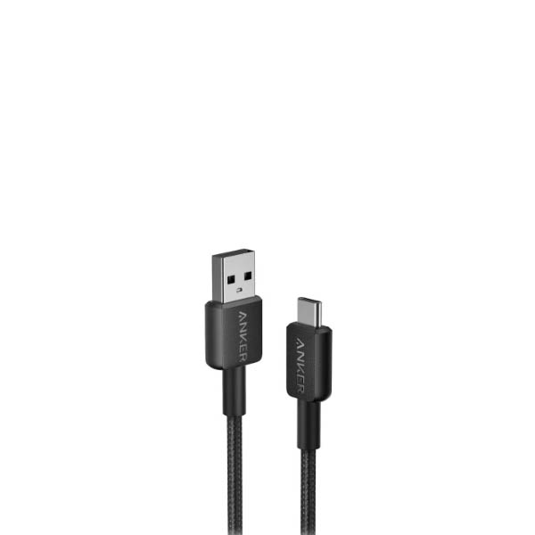USBケーブル Anker 322 USB-C & USB-A ケーブル 0.9m(USB2.0対応)：990円