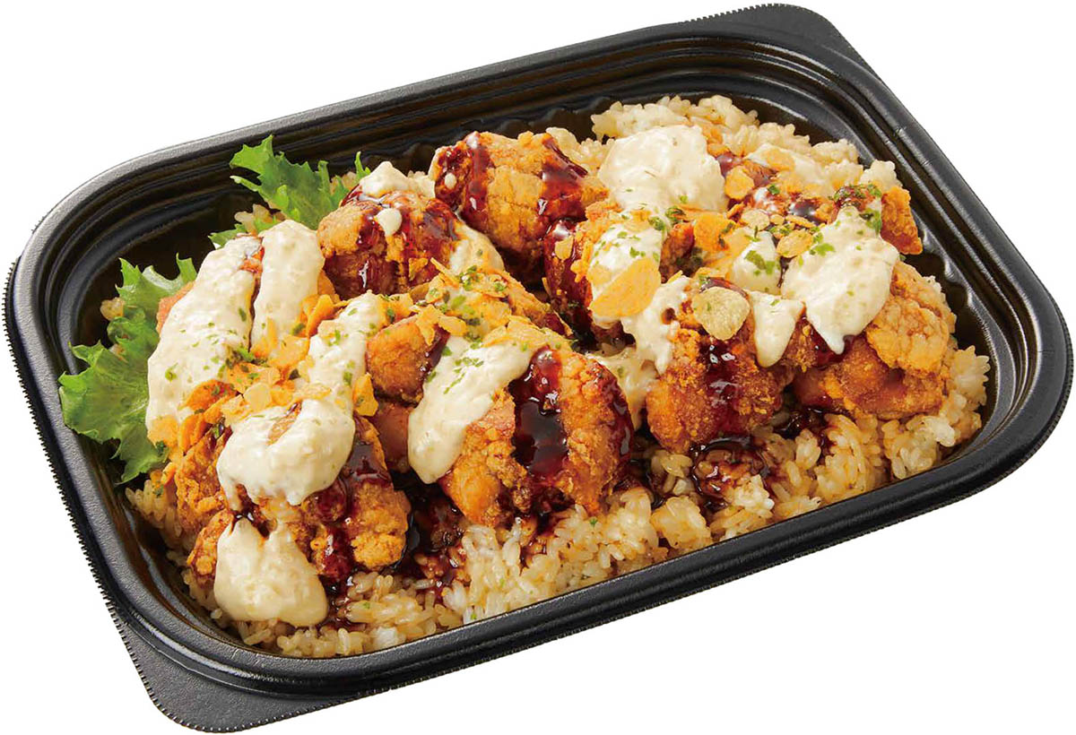 重量級タルタルガーリック唐揚げ丼(754円/約629g/1,240kcal)