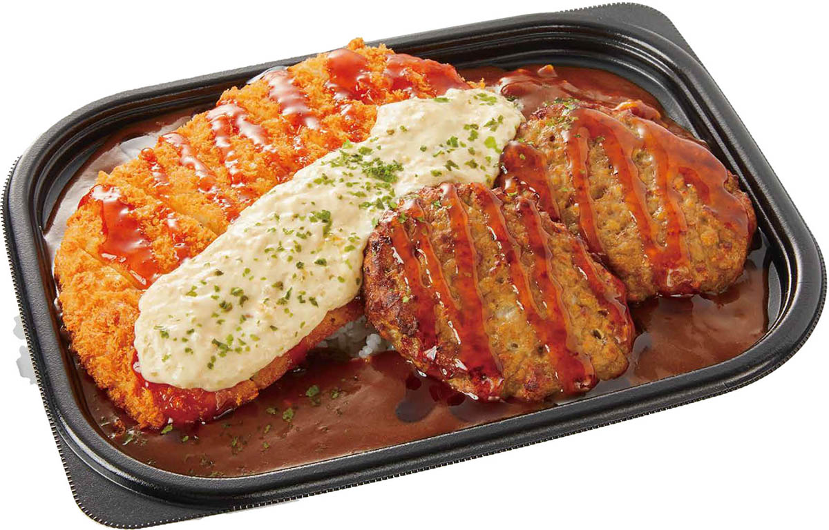 超☆衝撃 チキンカツ×ハンバーグドーンカレー(1,402円/約1,413g/2,488kcal)