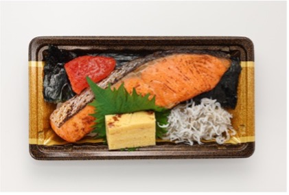 だし銀鮭のっけ弁
