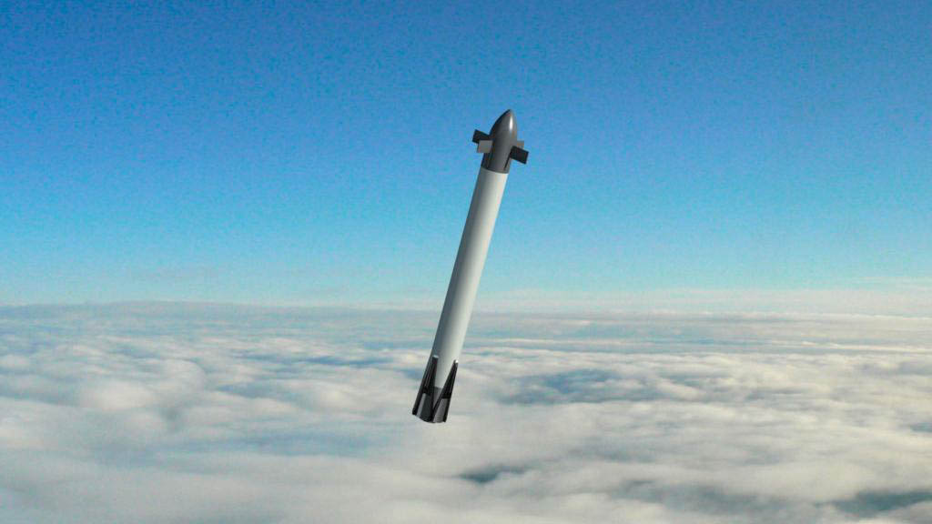 日仏独が共同で開発を進める再使用ロケット試験機CALLISTOの飛行イメージ(Image Credit: DLR)