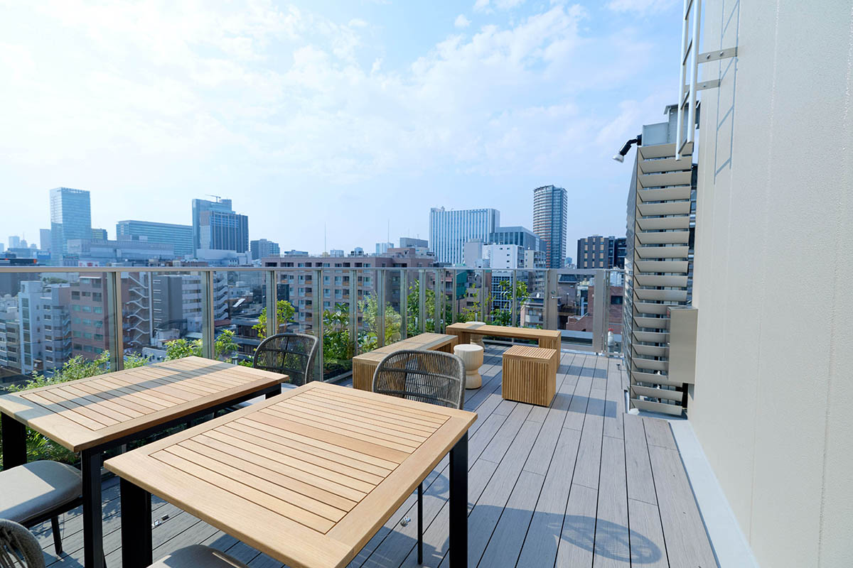 屋上テラス