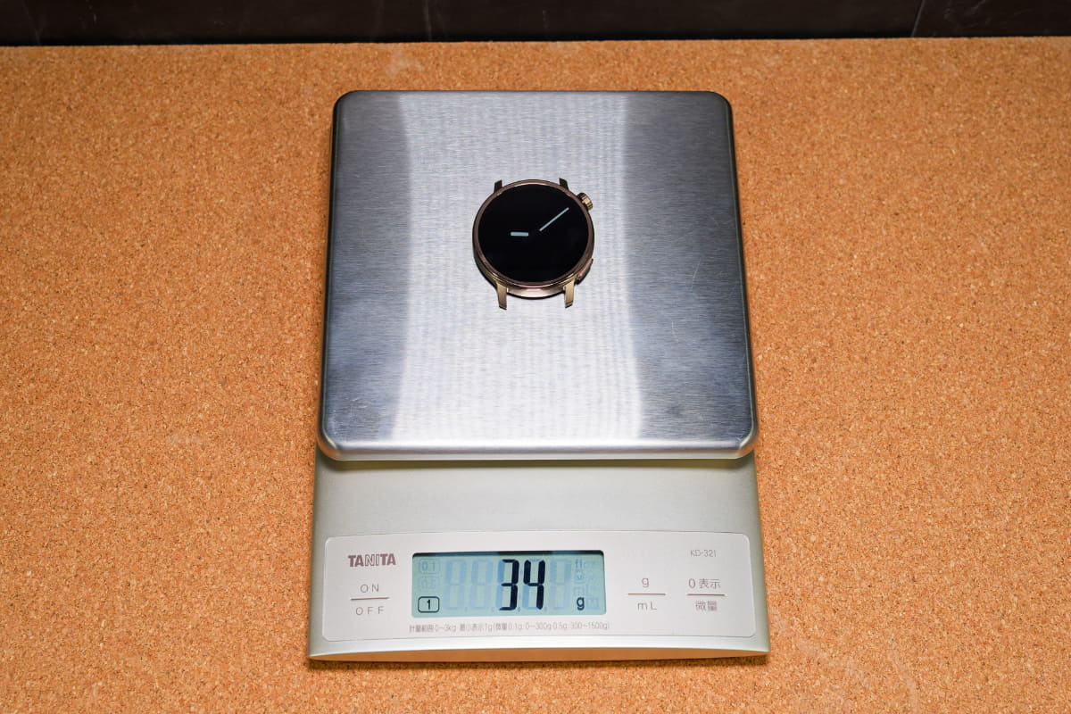 ケースのみだと約34g