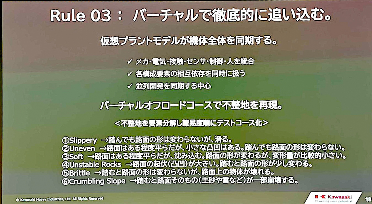 バーチャルで徹底的に追い込む