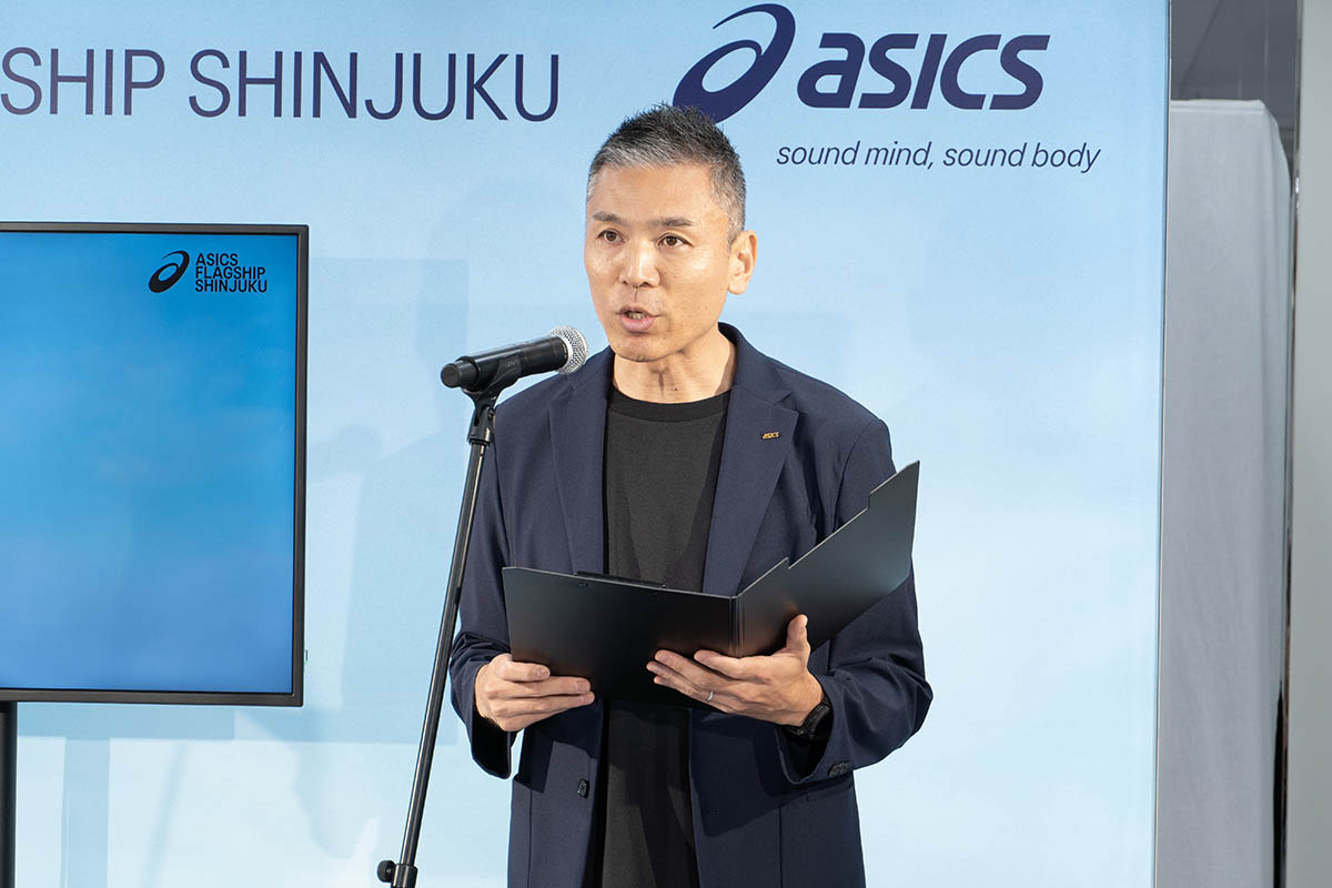アシックスジャパン 代表取締役社長 阿部雅氏