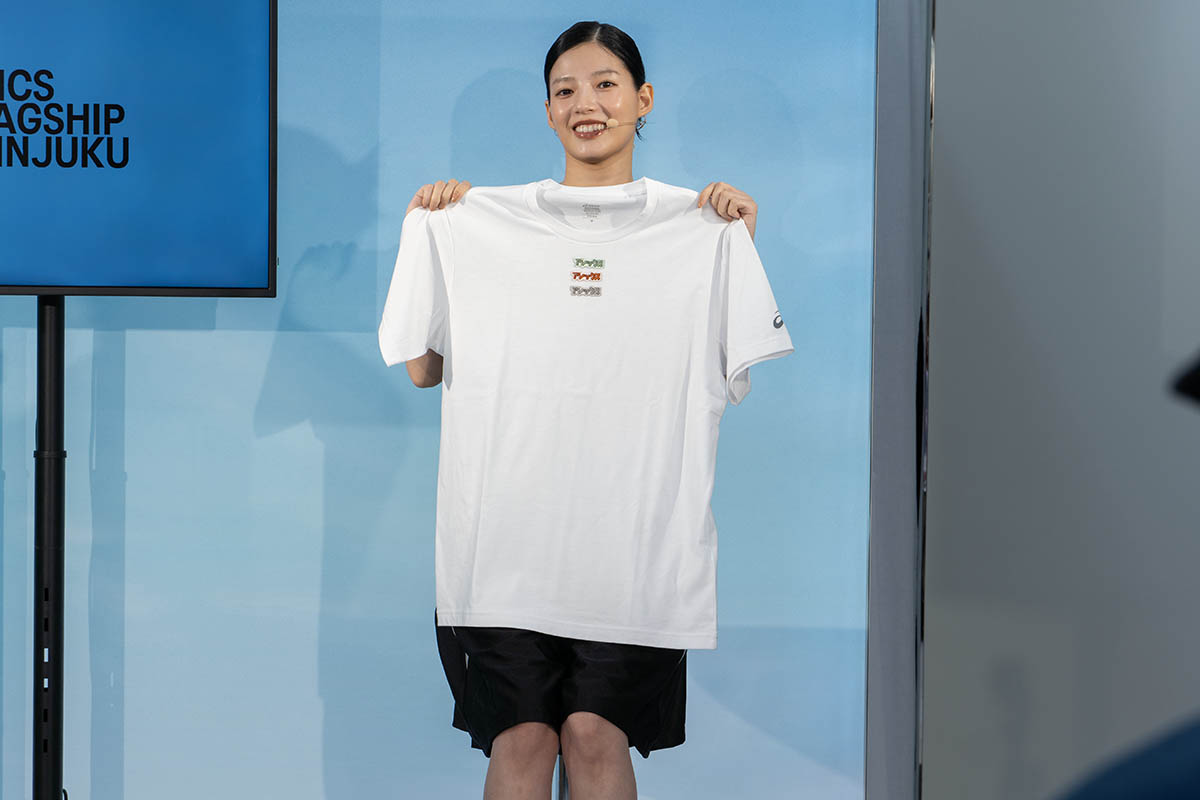 石井杏奈さんがアシックスクリエイトで作ったTシャツ