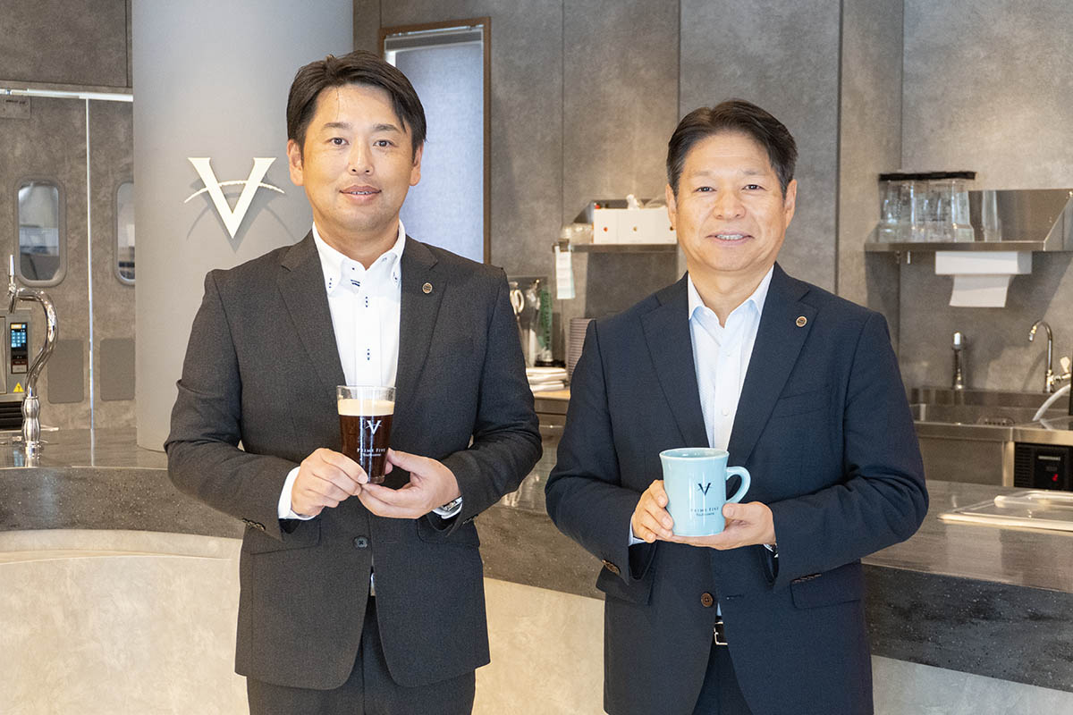 タリーズコーヒージャパンの若林氏と内山氏
