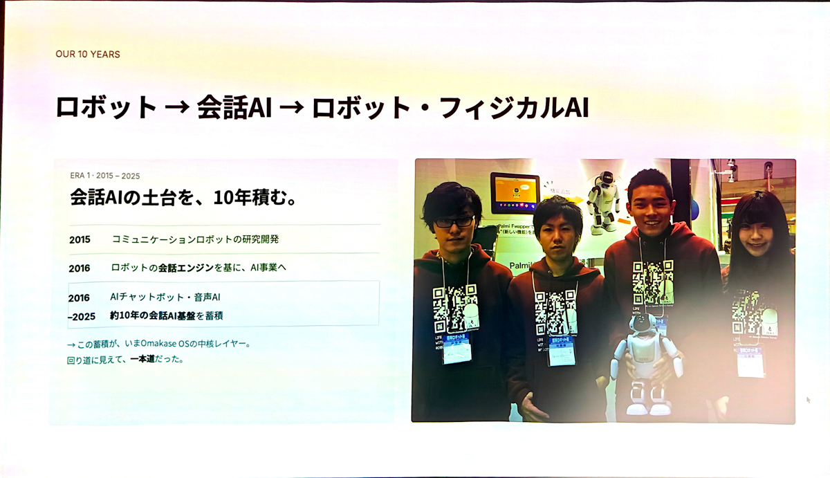 会話AIからフィジカルAIへ