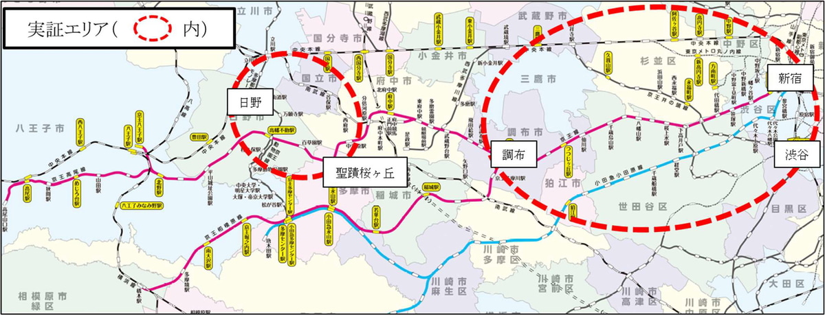 実証運行エリアを拡大