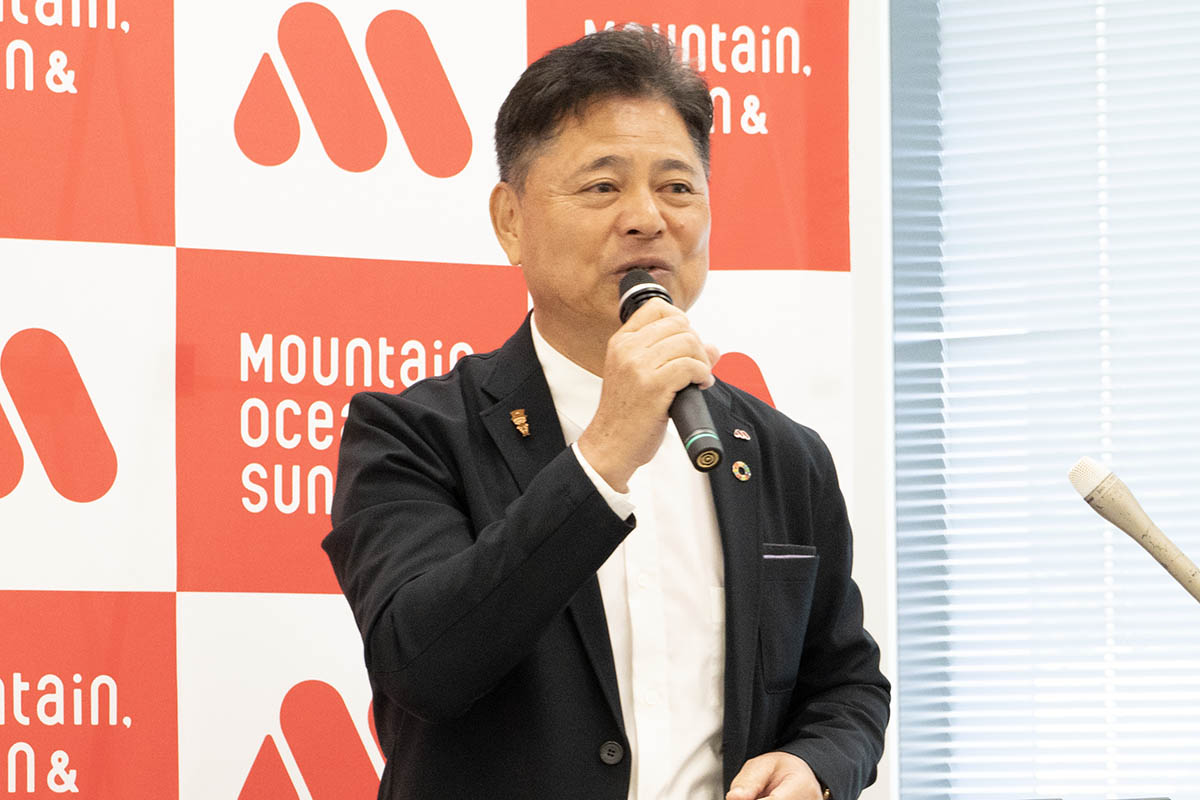 事業について説明するモスフードサービス 執行役員 MD事業部長 中野秀紀氏