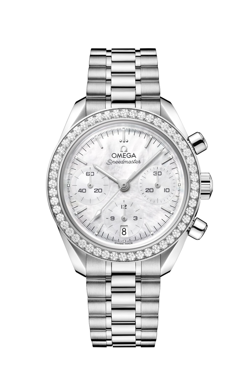 ダイヤモンドベゼル ホワイトマザーオブパールダイヤル 324.15.38.50.05.001、1,947,000円