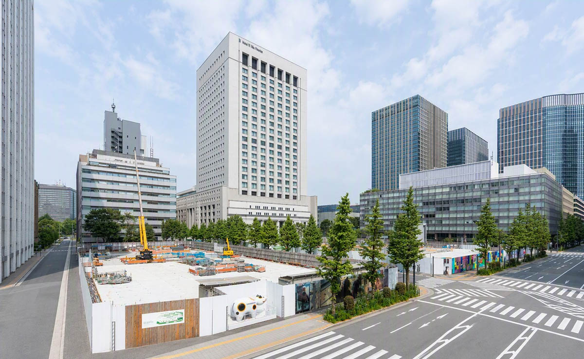 有楽町駅側から見た街区のイメージ画像