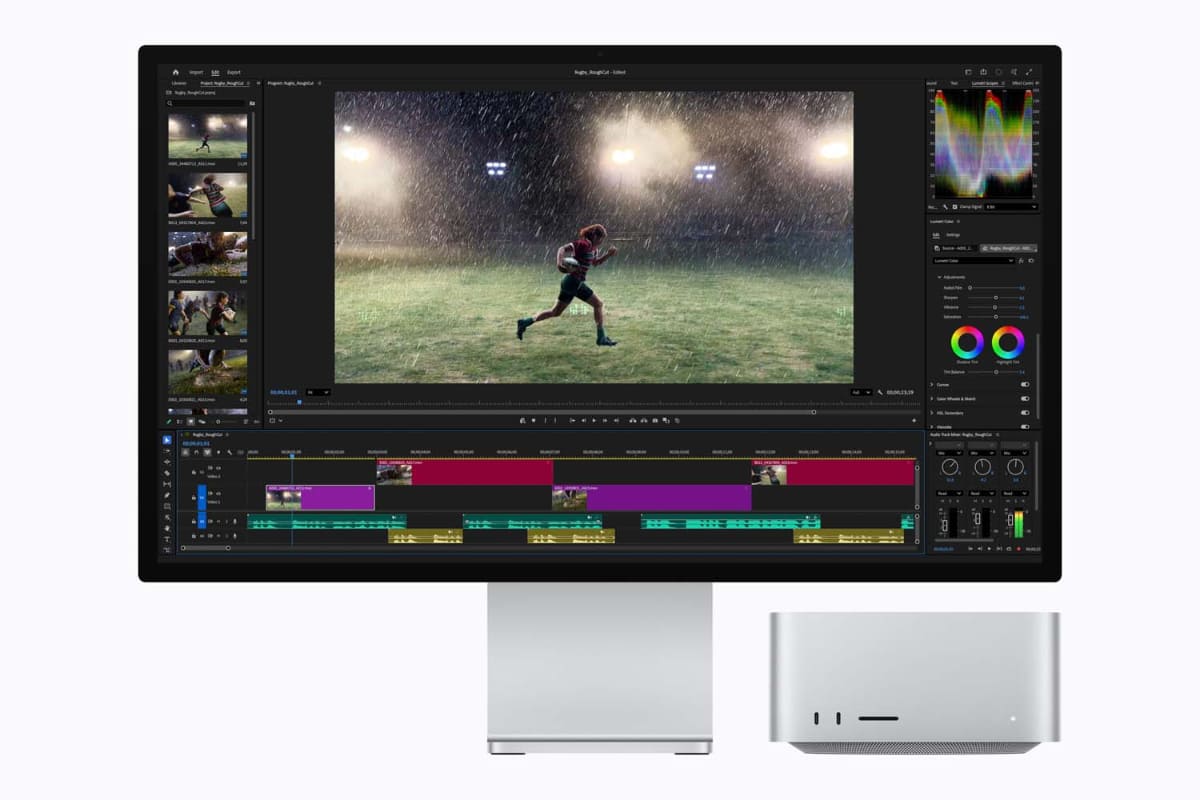 新しいMac Studio。より性能を必要とするプロ向けのニーズに