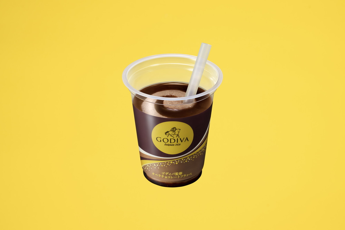 「ゴディバ監修 オペラチョコレートフラッペ」460円