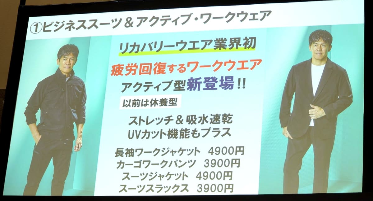 リカバリージャケットを着用する武井壮