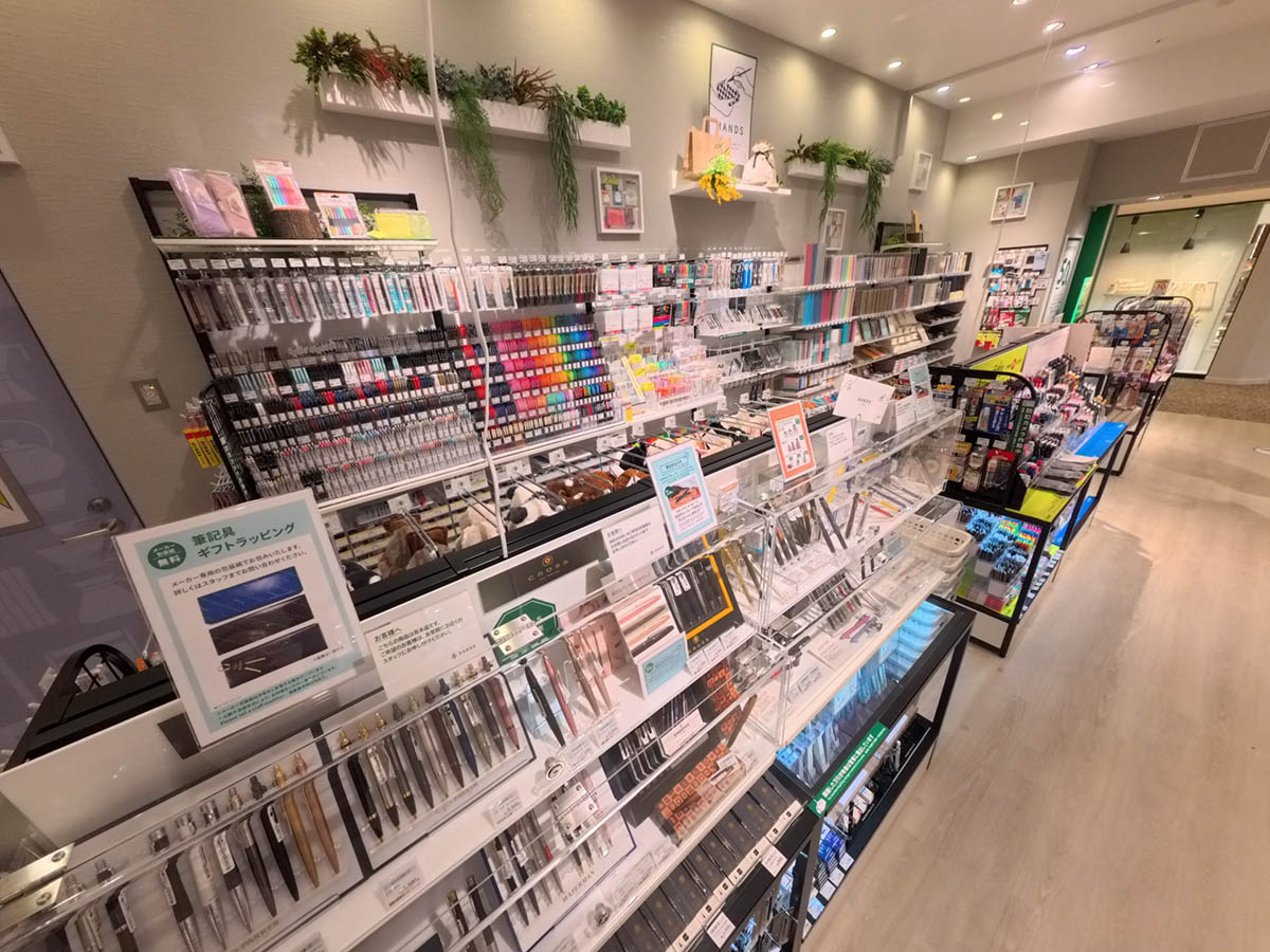 文具の売り場