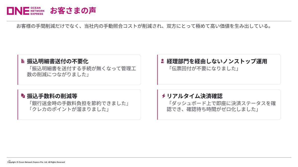 顧客からも支持されるカード決済