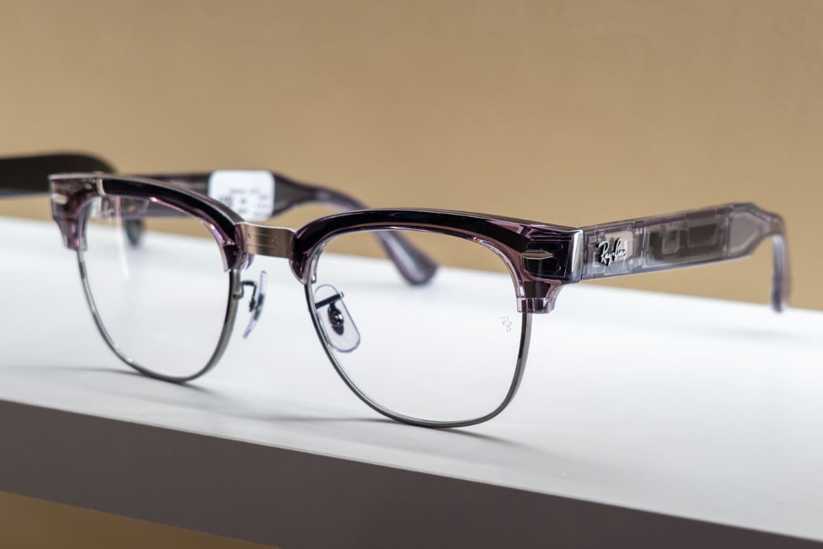 Ray-Ban Meta Audio AI Glasses(Clubmaster)