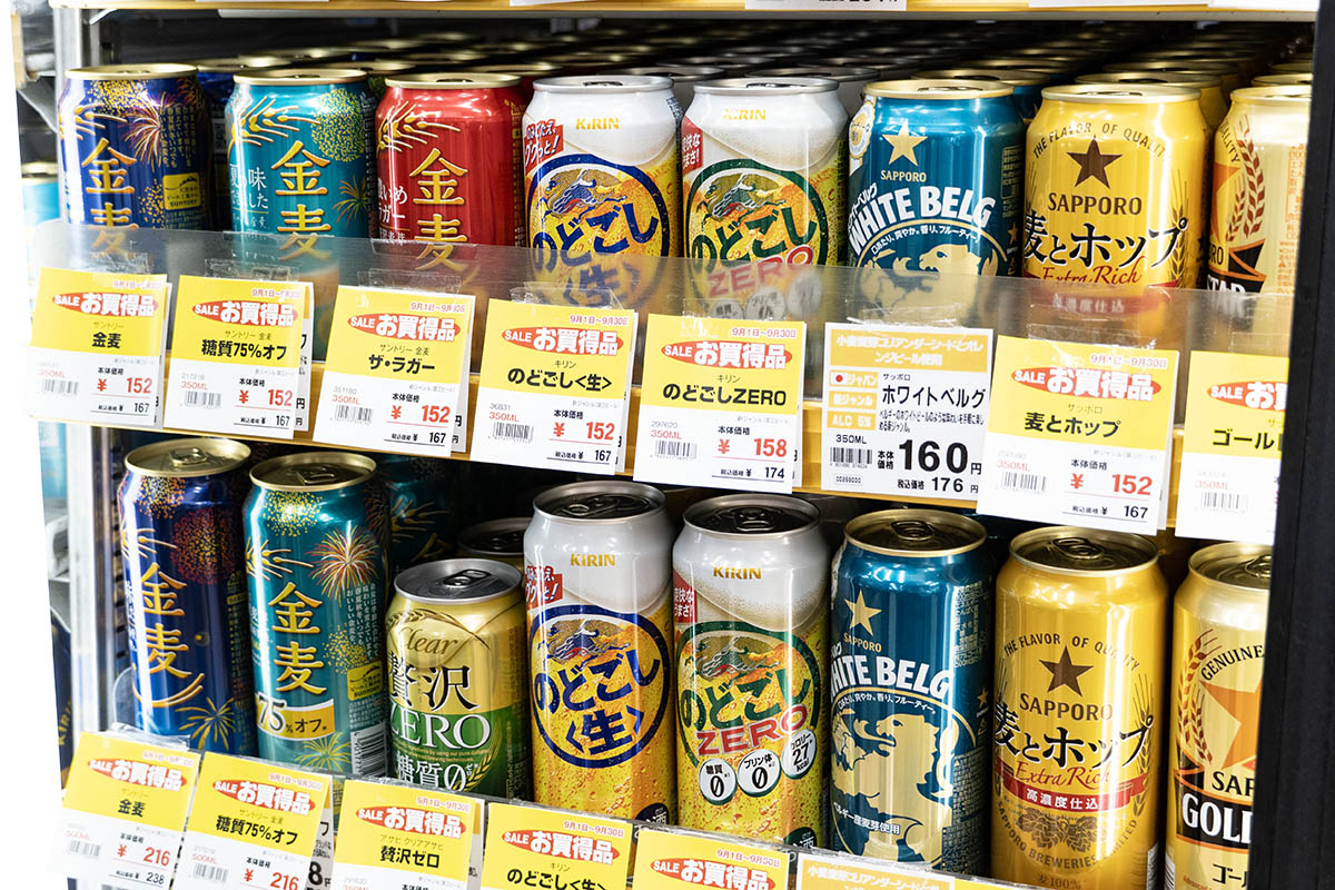 カクヤス王子店に並ぶ新ジャンル。価格は9月18日時点