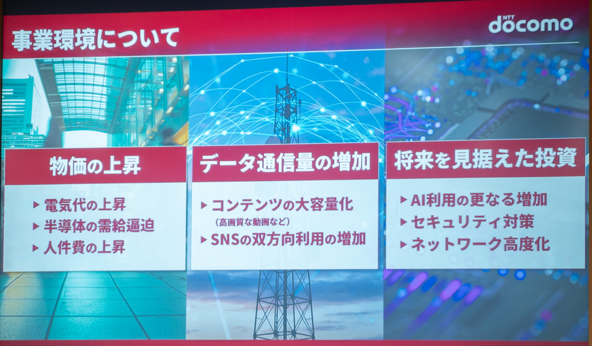 事業環境の変化を踏まえ、値上げに踏み切る
