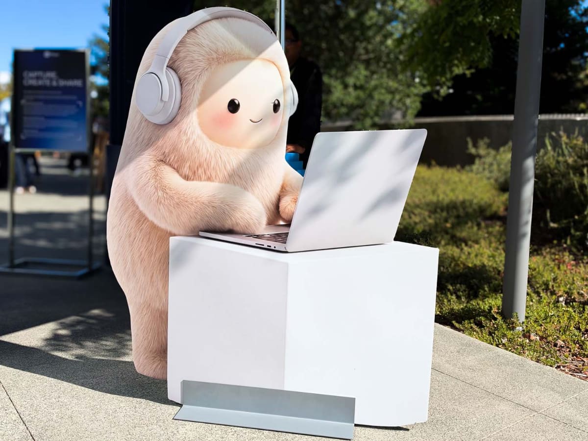 Meta Museのキャラクター。Meta社内にはいたるところにいた