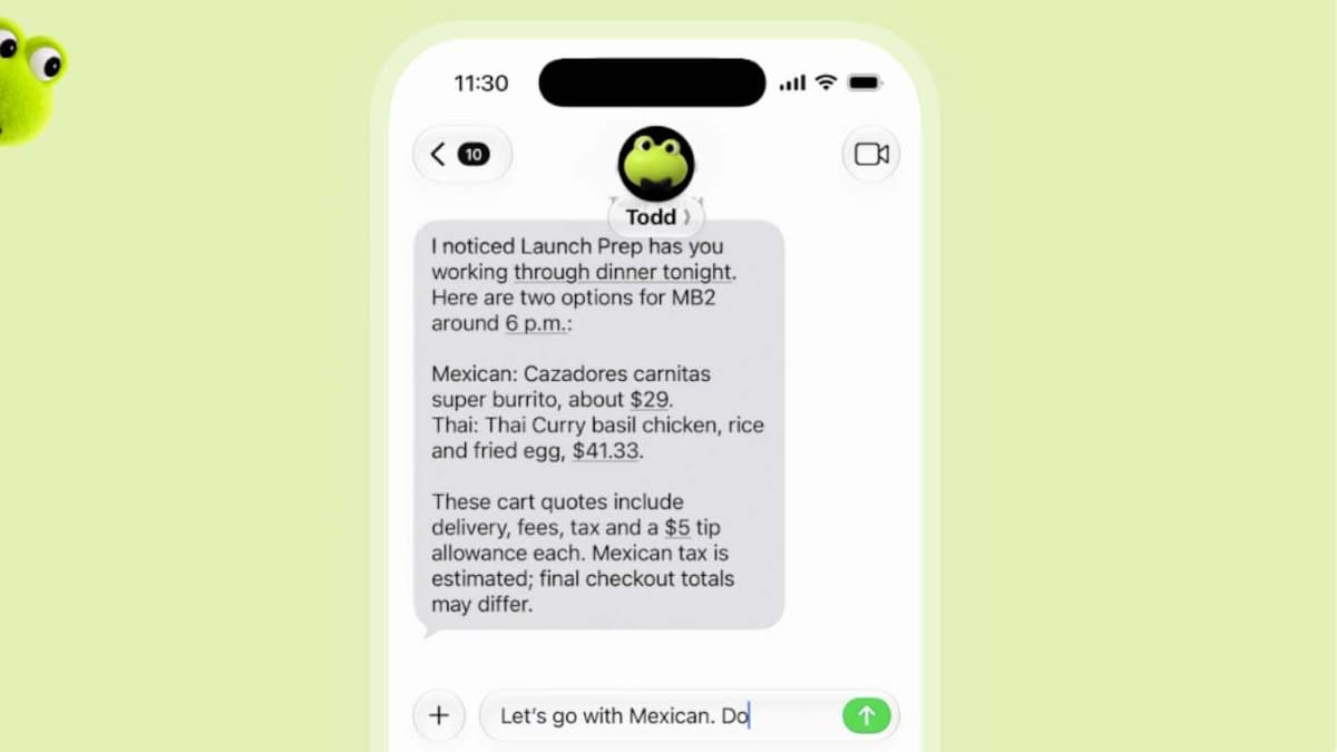 iMessageとRCSによるテキストメッセージ機能