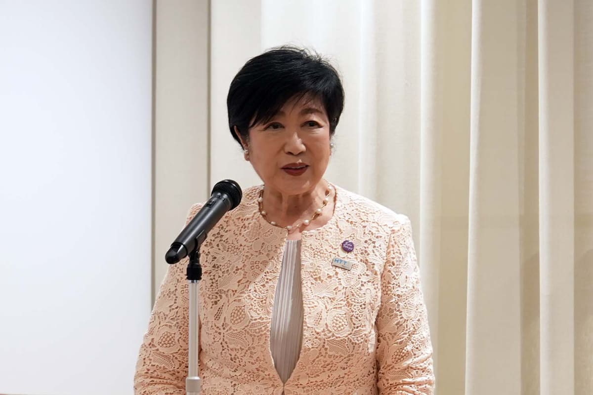 小池百合子都知事も祝辞。「世界に挑戦する未来を切り開く人材が東京に集まっている。挑戦と投資、イノベーションの輪を広げてほしい」