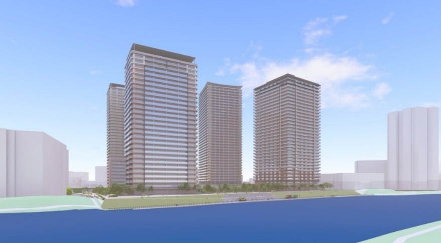 AQUA GATE 千住大川端計画イメージ