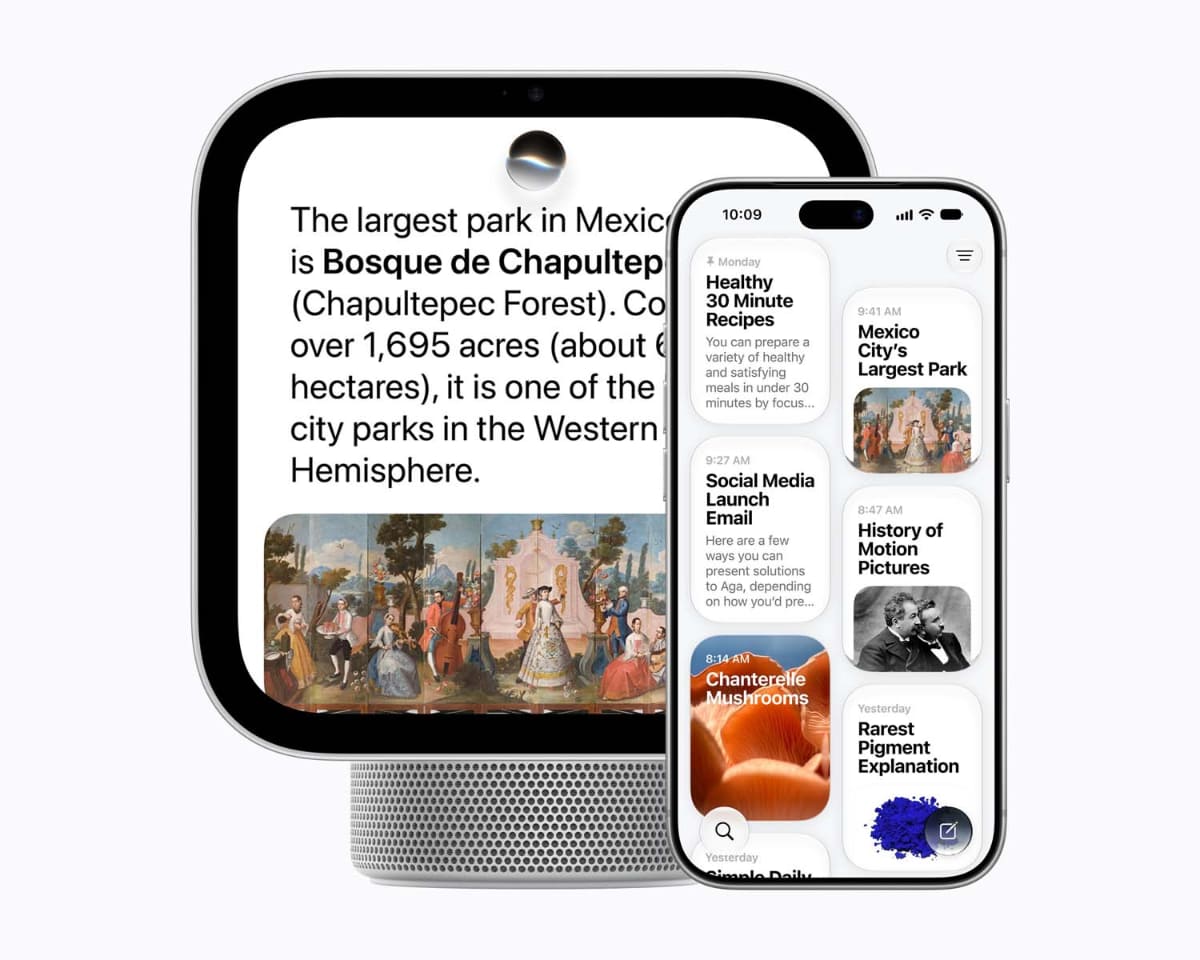 HomeViewはSiri AIでiPhoneなどと連動