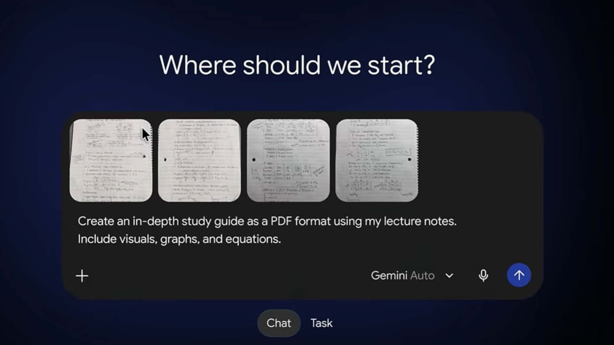 手書きの講義ノートのPDF化をGeminiに依頼